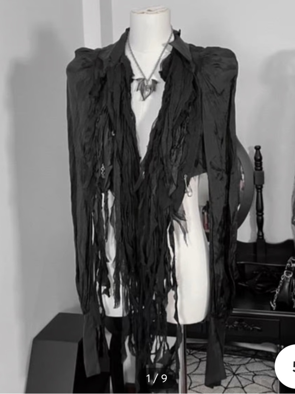 Vintage If Six Was Nine Black TXS 2 Bolero